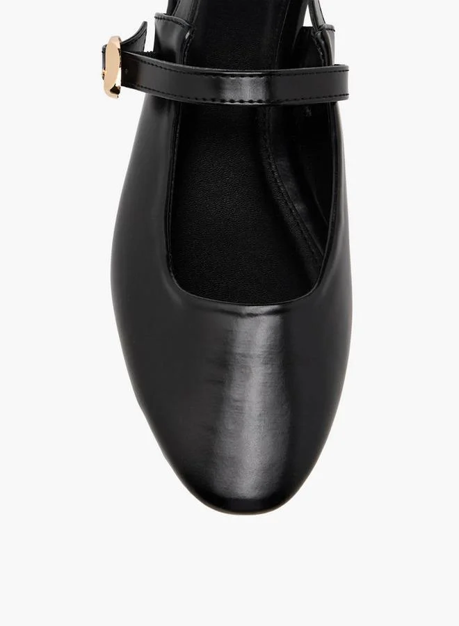 Flora Bella By Shoexpress BLACK Flora Bella Women Cutout Detail Mary Jane Shoes for Women | Best Price UAE